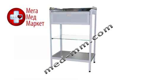 Купить Столик манипуляционный столешница из нержавеющей стали СМ-4 цена, характеристики, отзывы